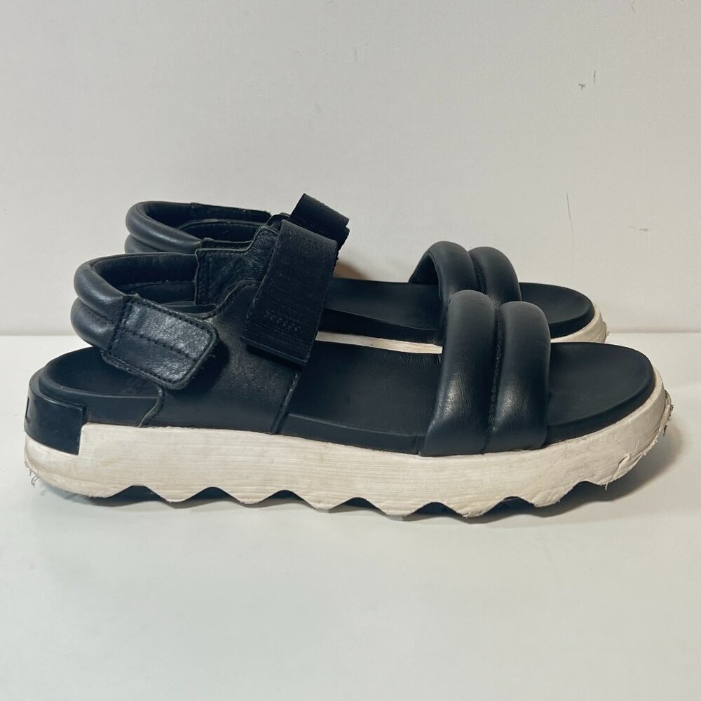 Sorel Sandals Black White Sorel Vibe Sandals Size 8.5 Women's